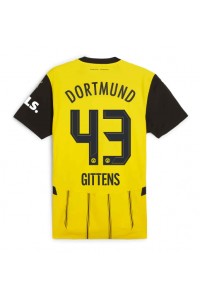 Borussia Dortmund Jamie Bynoe-Gittens #43 Jalkapallovaatteet Kotipaita 2024-25 Lyhythihainen